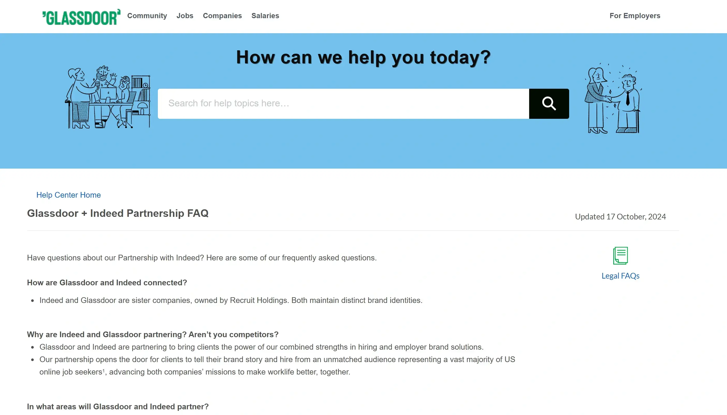 Glassdoor and Indeed